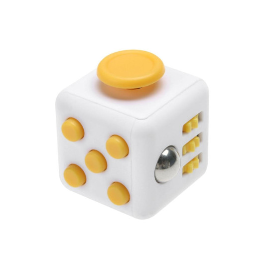 Fidget Cubes Yellow White